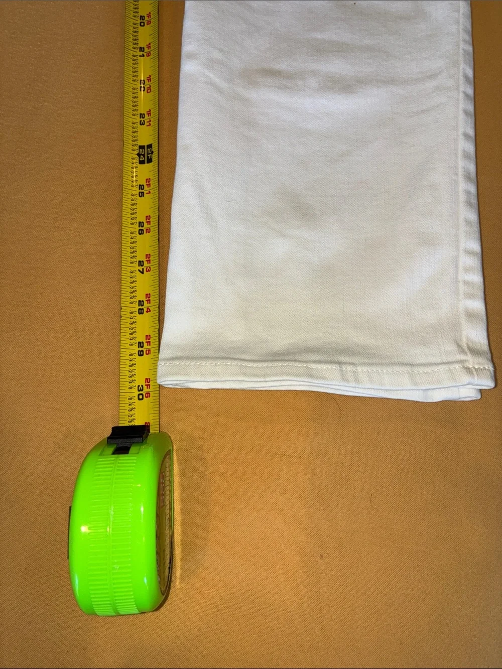 Talbots Women's High Waist Straight Leg Jeans White - Picture 5 of 12